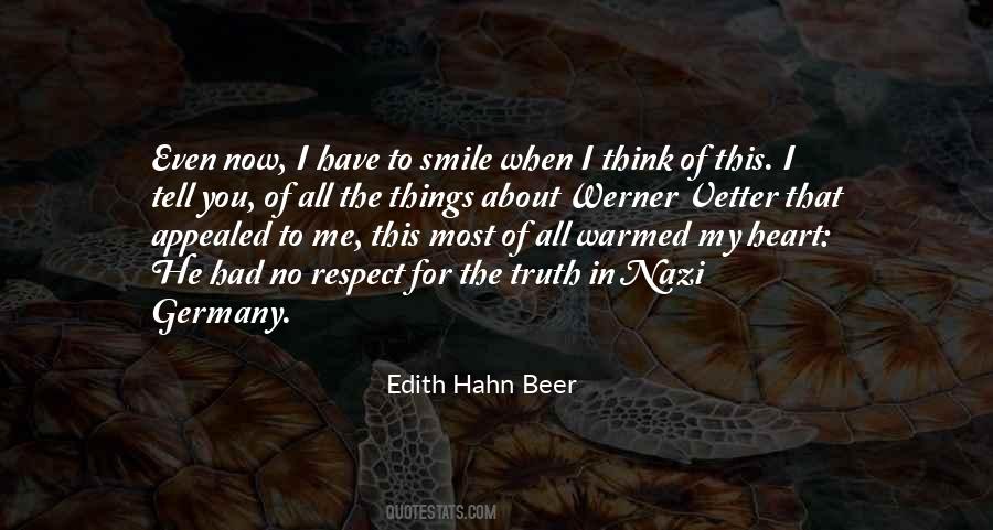 Edith Hahn Beer Quotes #494680