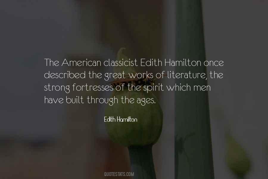 Edith Hamilton Quotes #1697390