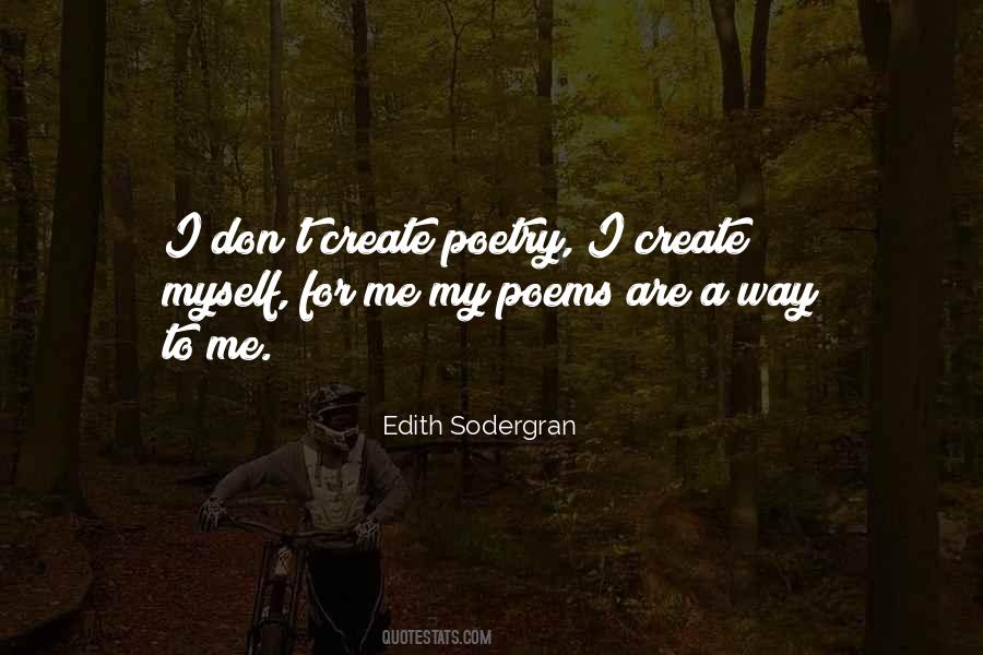 Edith Sodergran Quotes #939378