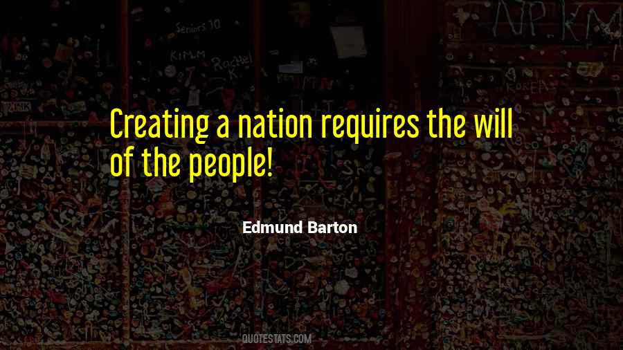 Edmund Barton Quotes #1056429