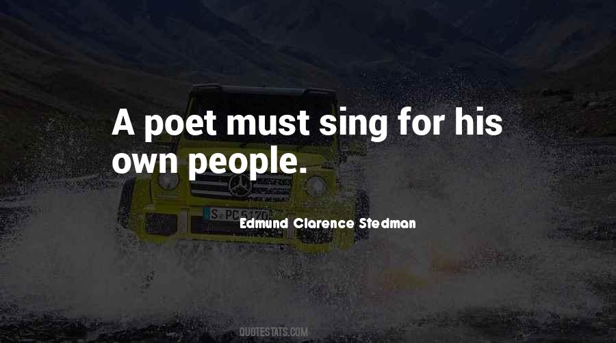 Edmund Clarence Stedman Quotes #353414