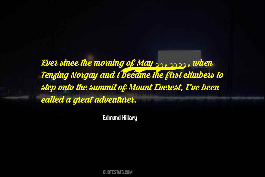Edmund Hillary Quotes #1209322