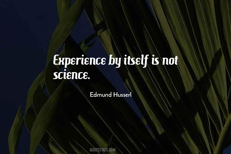 Edmund Husserl Quotes #1568882