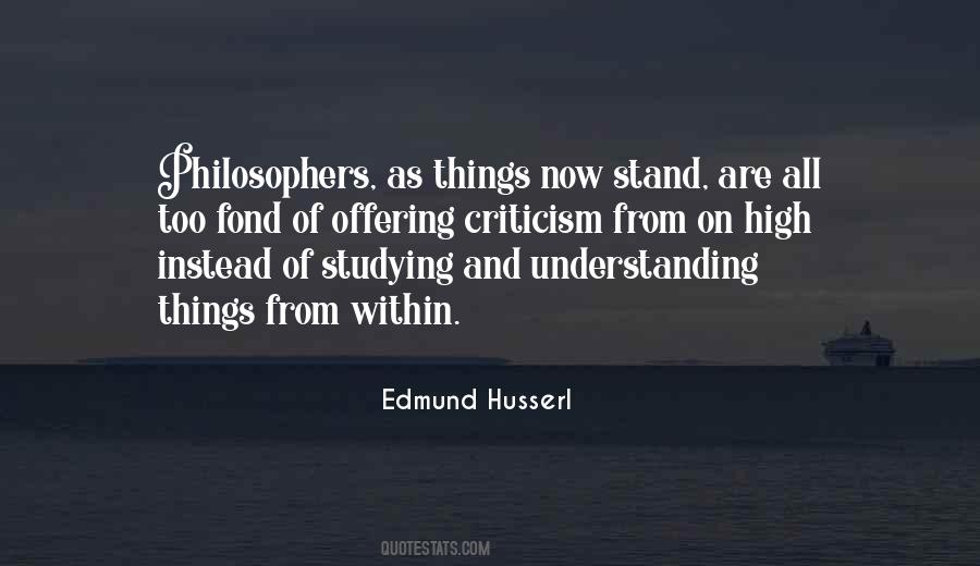 Edmund Husserl Quotes #628794