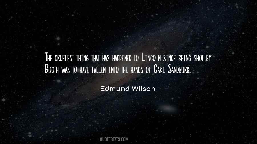 Edmund Wilson Quotes #1671008