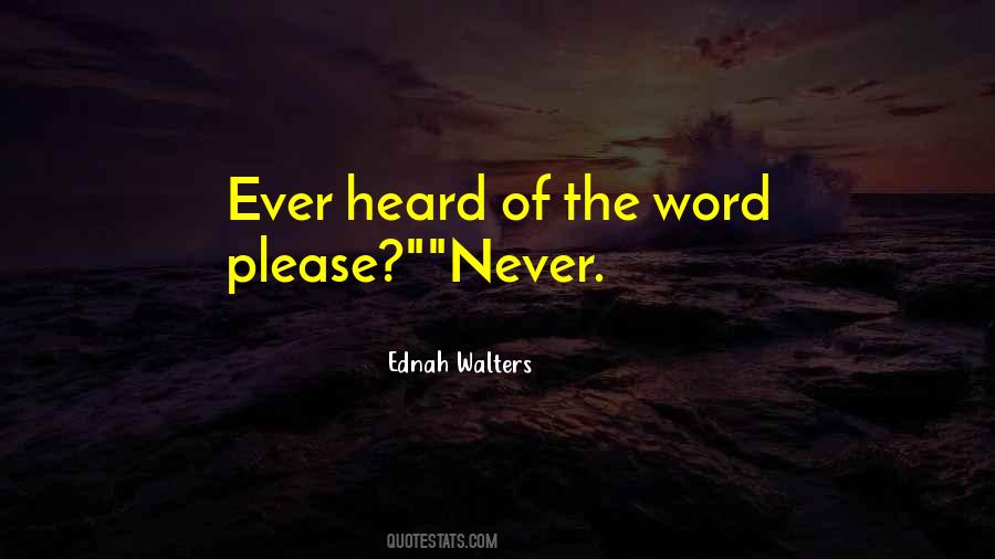 Ednah Walters Quotes #722890