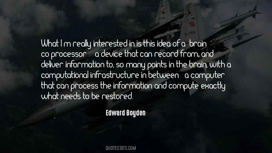 Edward Boyden Quotes #188984