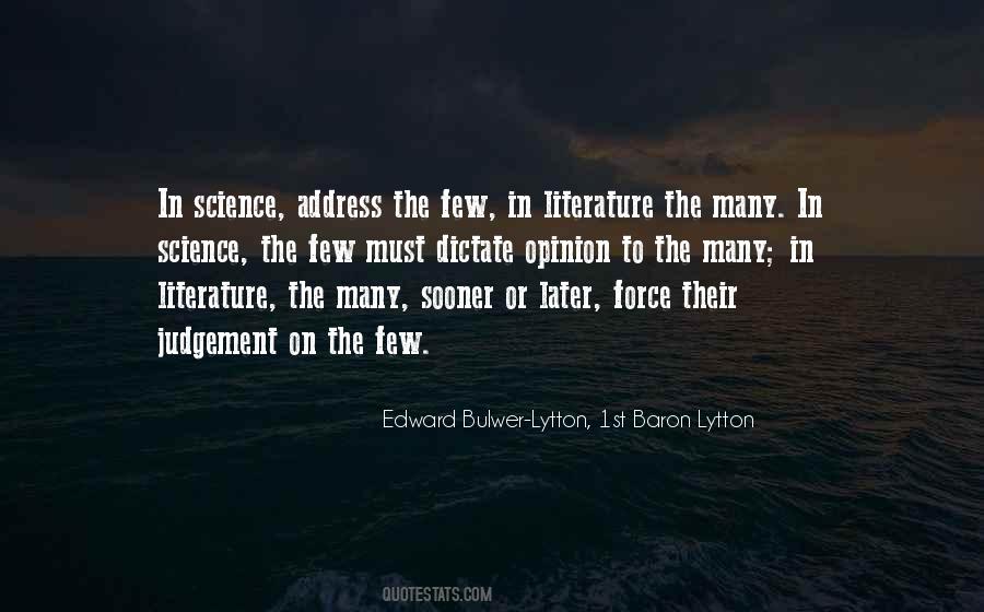 Edward Bulwer-Lytton, 1st Baron Lytton Quotes #1090868