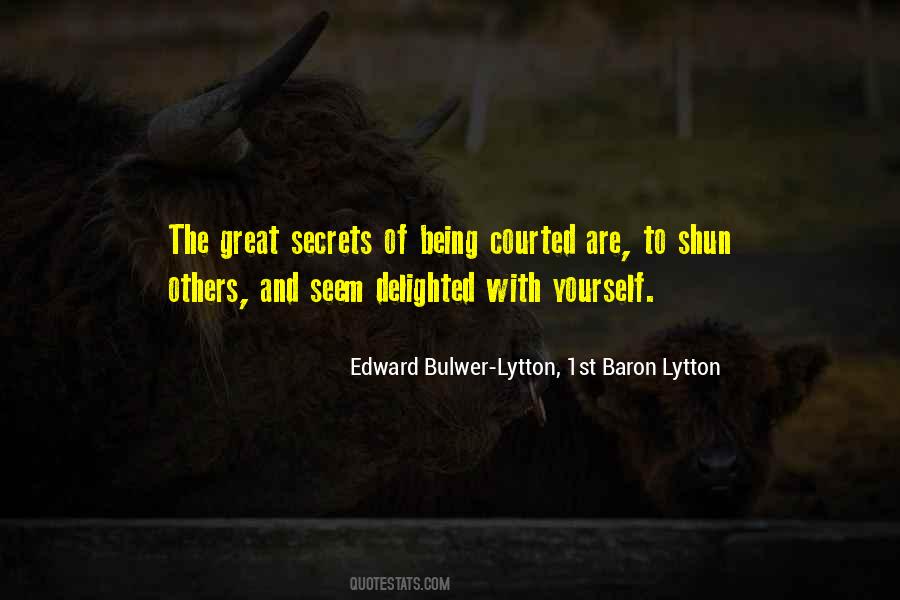 Edward Bulwer-Lytton, 1st Baron Lytton Quotes #63185