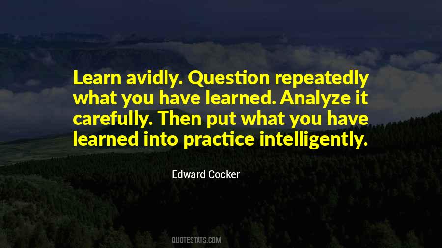 Edward Cocker Quotes #204587 Edward Cocker Quotes #204587