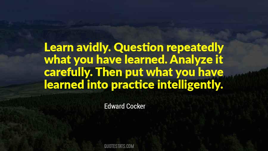 Edward Cocker Quotes #204587