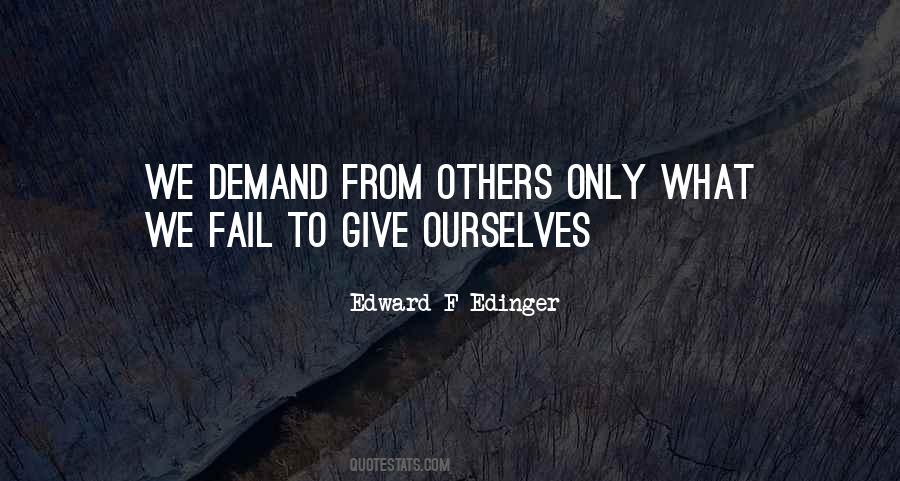 Edward F Edinger Quotes #812840