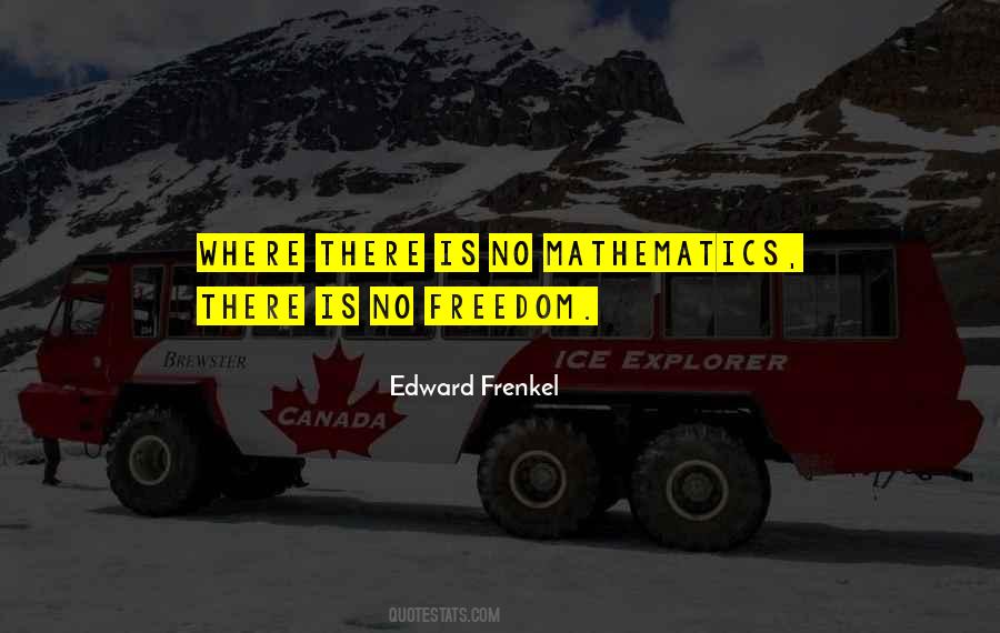 Edward Frenkel Quotes #291914