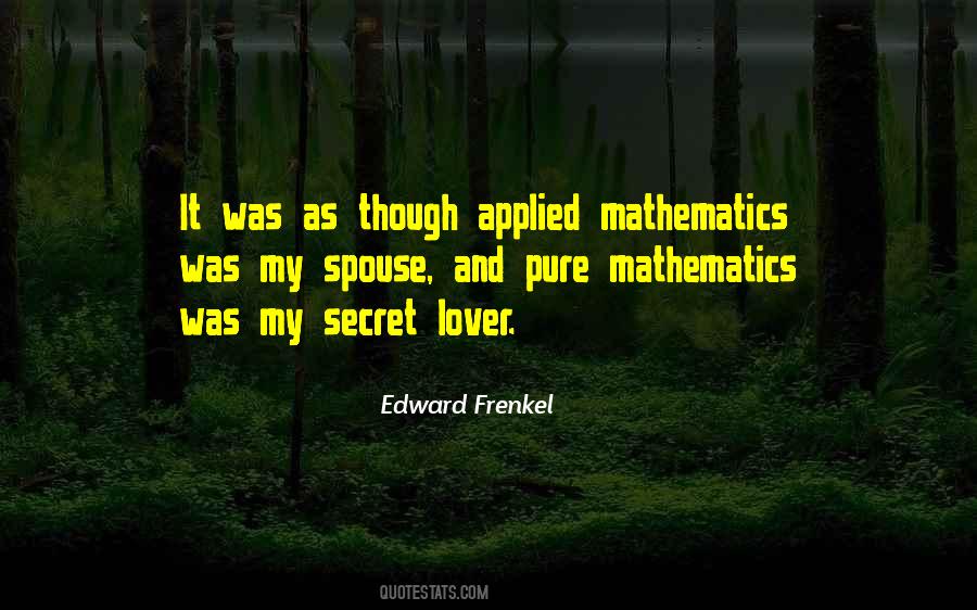 Edward Frenkel Quotes #625228