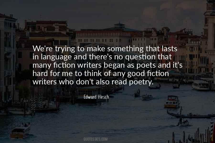 Edward Hirsch Quotes #1257084
