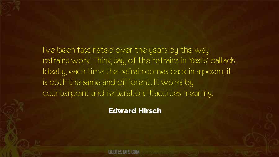 Edward Hirsch Quotes #1263607