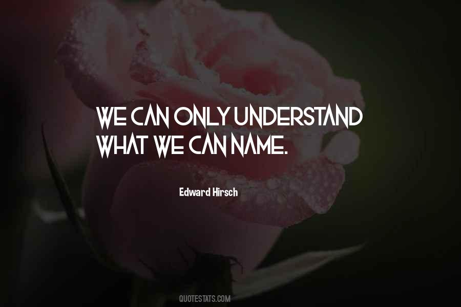 Edward Hirsch Quotes #1296054