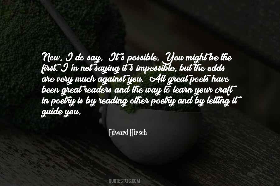 Edward Hirsch Quotes #1306252