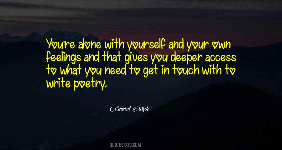 Edward Hirsch Quotes #1322845