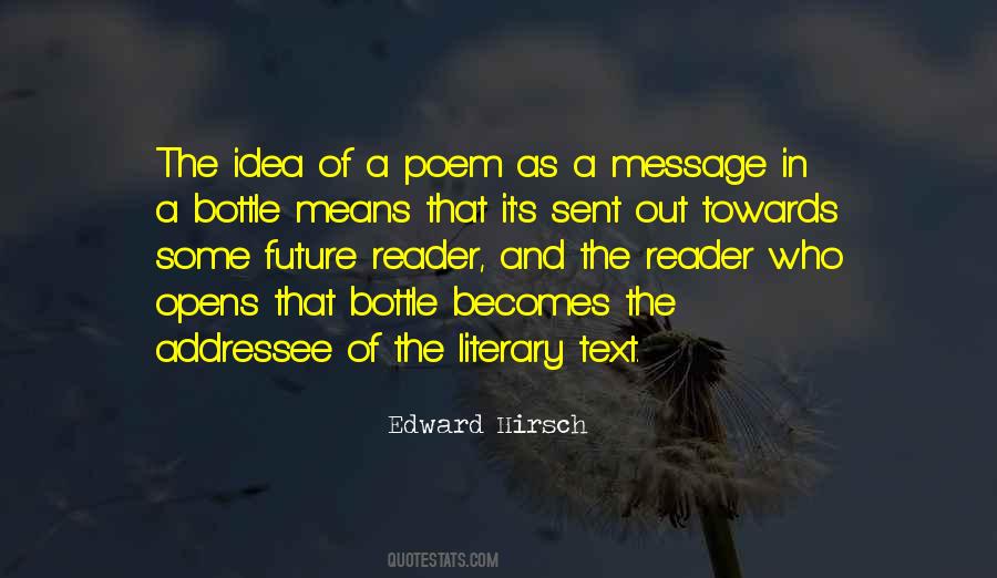 Edward Hirsch Quotes #1394331