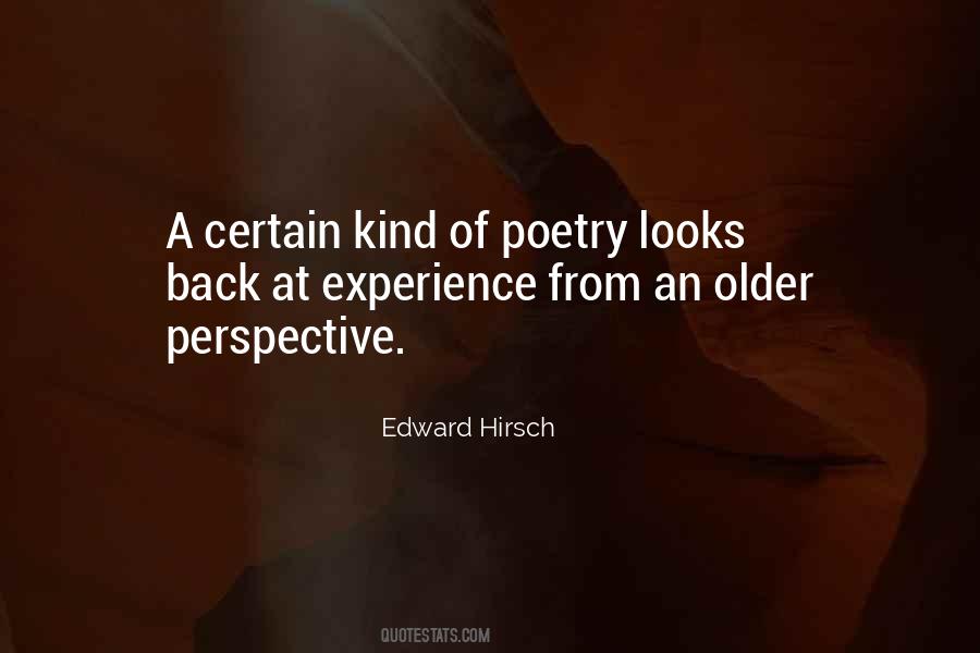 Edward Hirsch Quotes #1768338