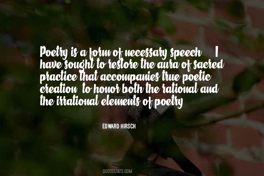 Edward Hirsch Quotes #224214