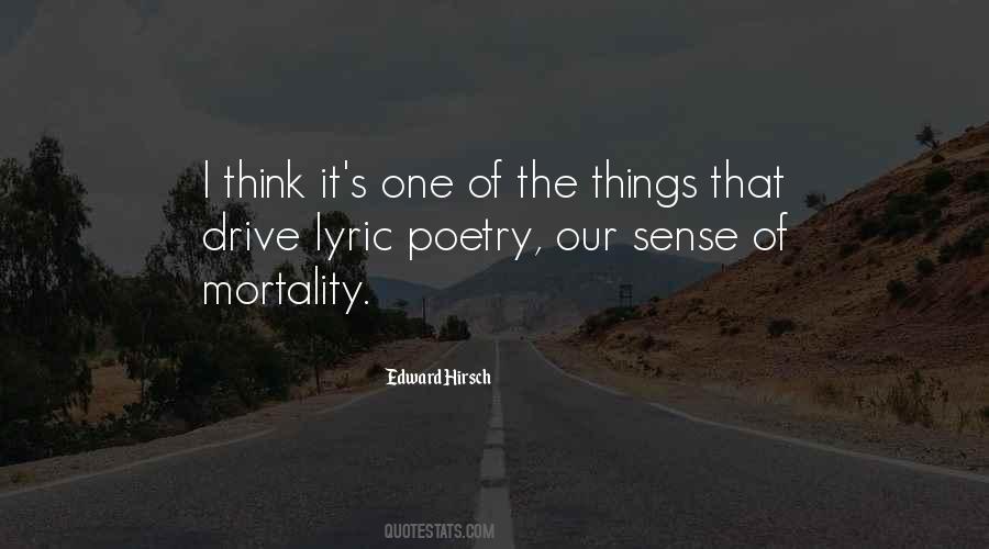 Edward Hirsch Quotes #343692