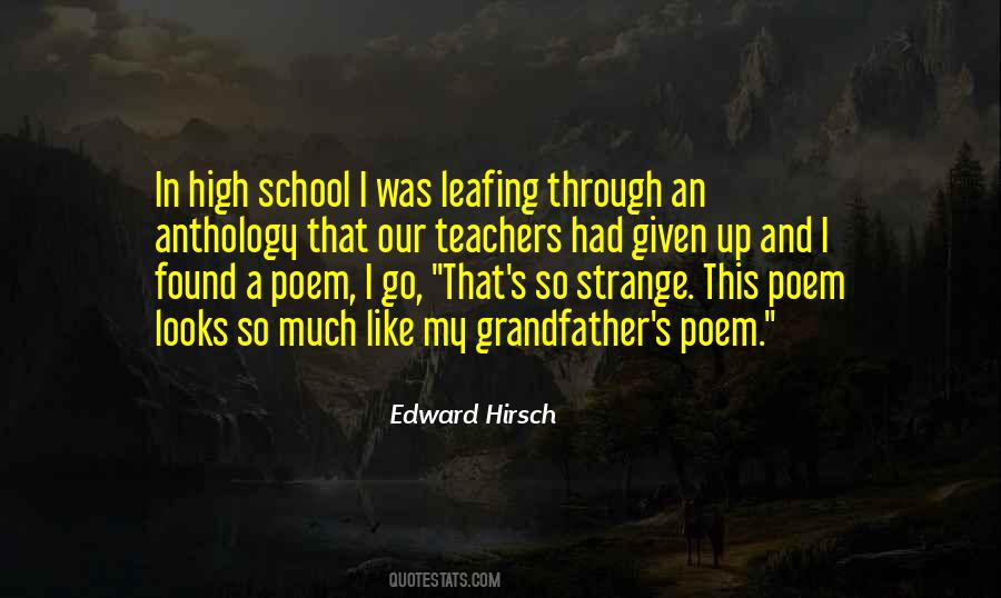 Edward Hirsch Quotes #670997
