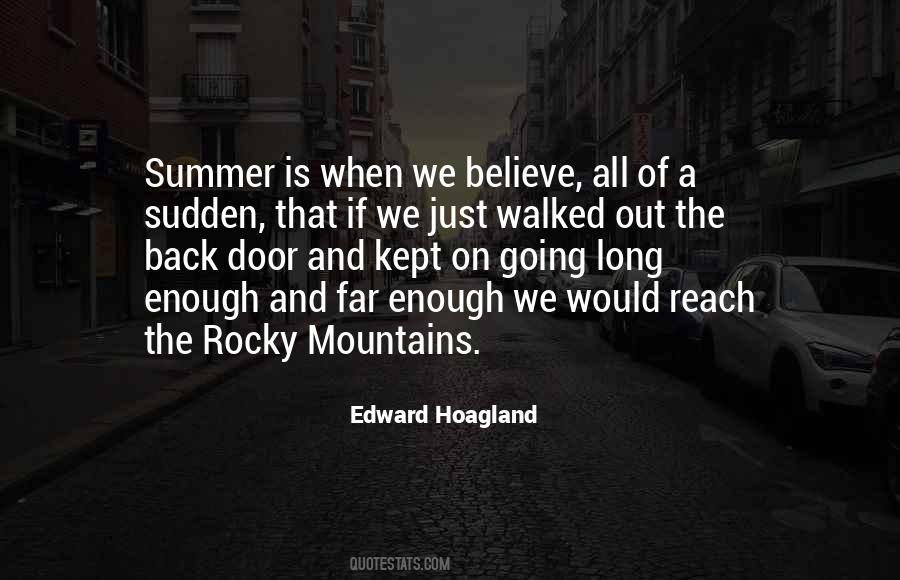 Edward Hoagland Quotes #1032489