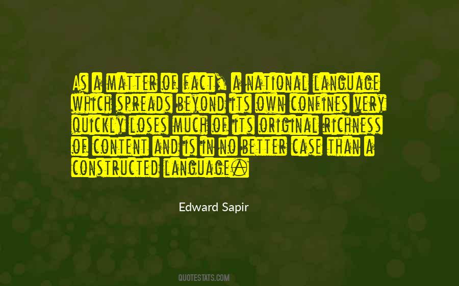 Edward Sapir Quotes #628919