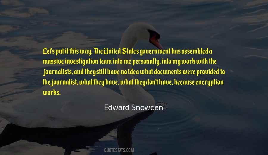 Edward Snowden Quotes #688330