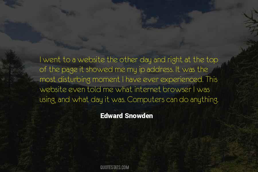Edward Snowden Quotes #92606