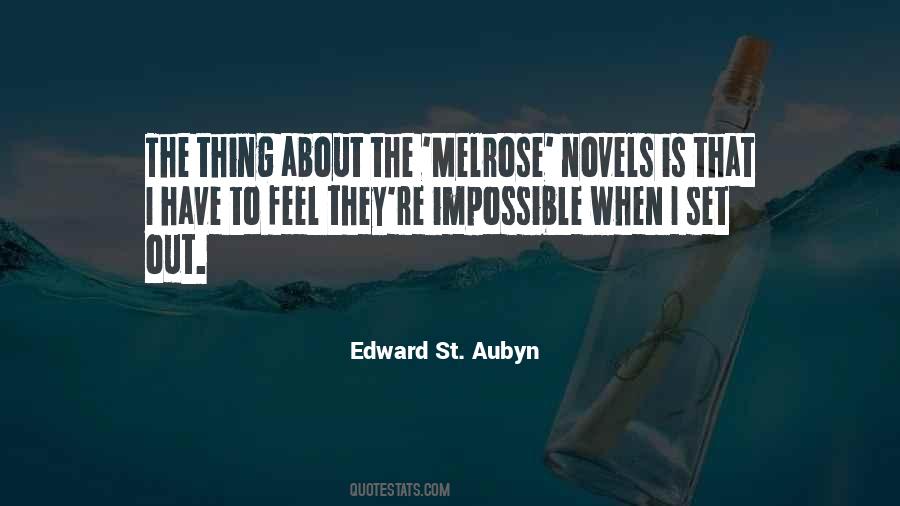 Edward St. Aubyn Quotes #1047175