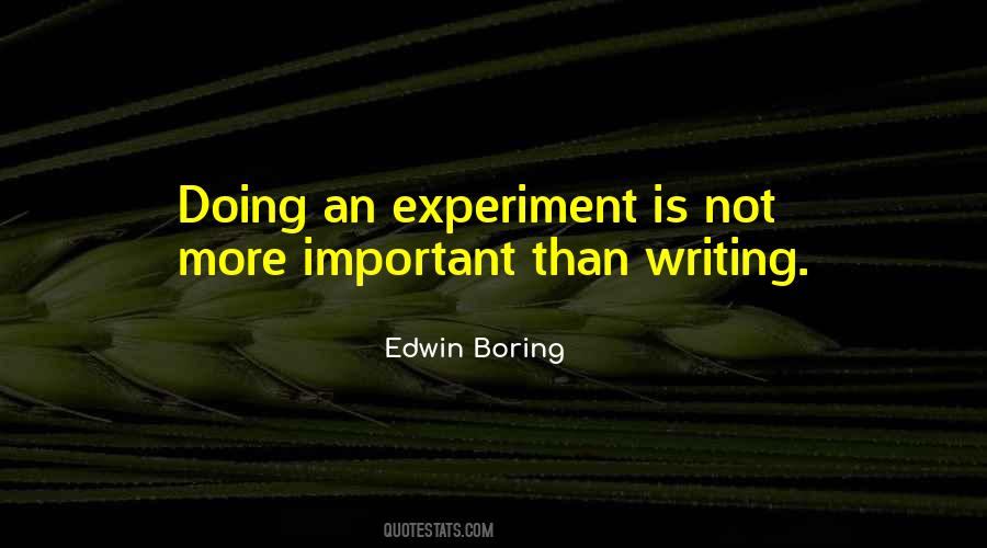 Edwin Boring Quotes #57761