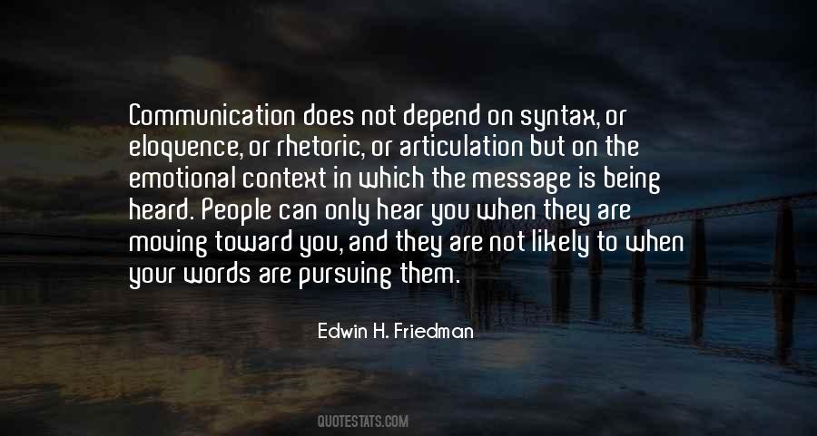 Edwin H. Friedman Quotes #38584