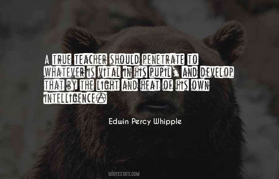 Edwin Percy Whipple Quotes #174809