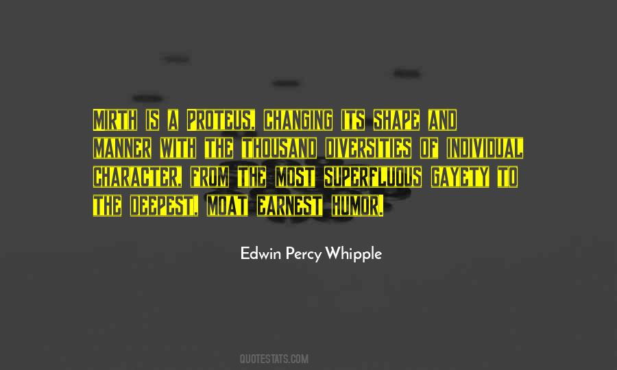 Edwin Percy Whipple Quotes #477790