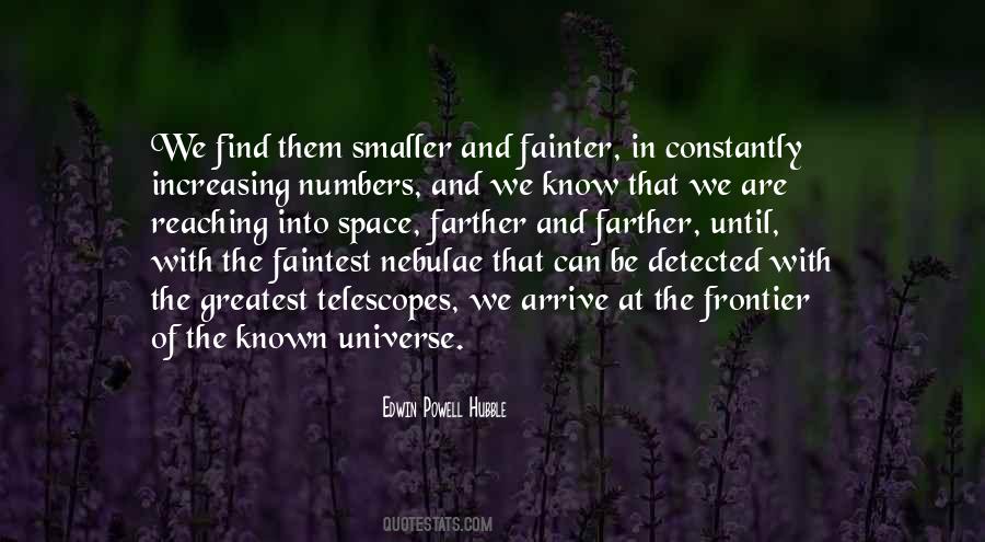 Edwin Powell Hubble Quotes #374718