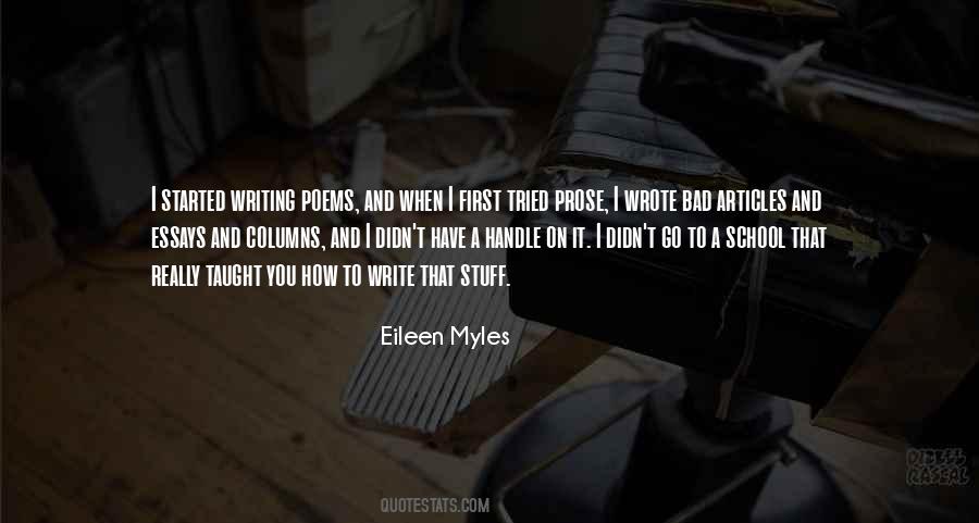 Eileen Myles Quotes #465607