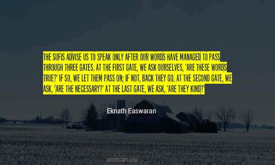 Eknath Easwaran Quotes #198233