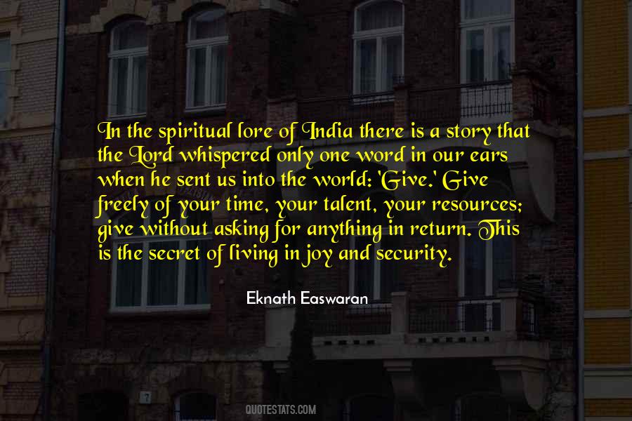 Eknath Easwaran Quotes #622169