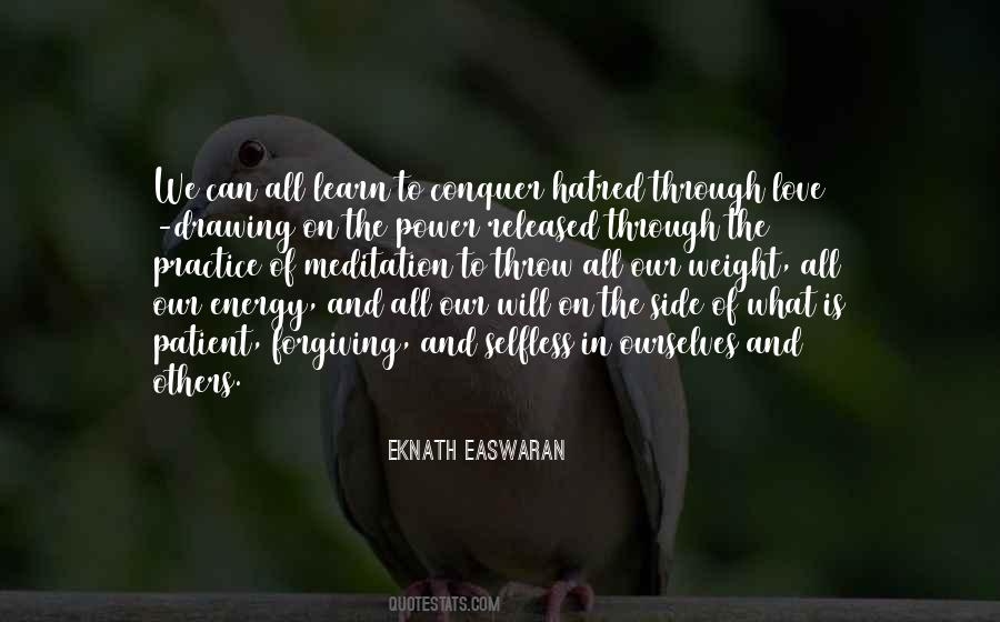 Eknath Easwaran Quotes #813308