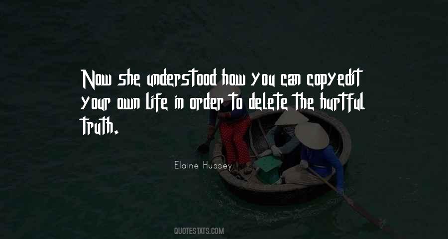 Elaine Hussey Quotes #1231518