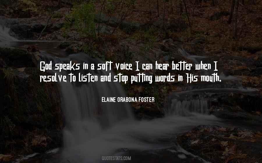 Elaine Orabona Foster Quotes #1022969