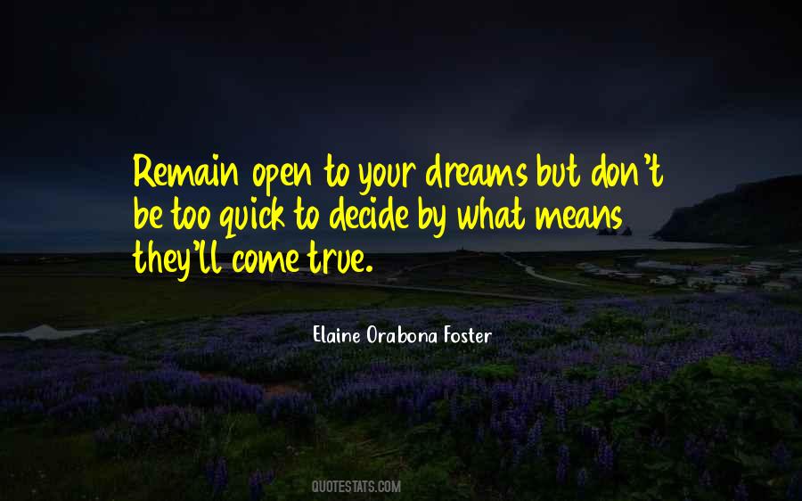 Elaine Orabona Foster Quotes #1201916