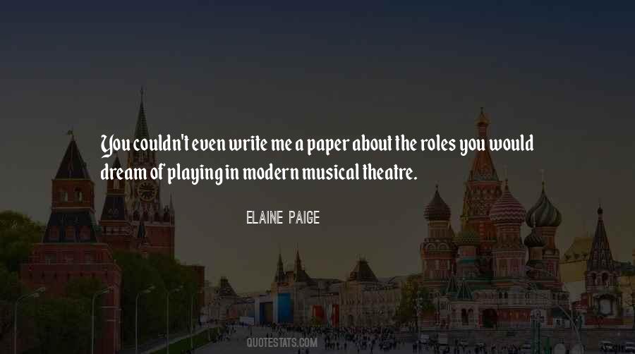 Elaine Paige Quotes #1599258