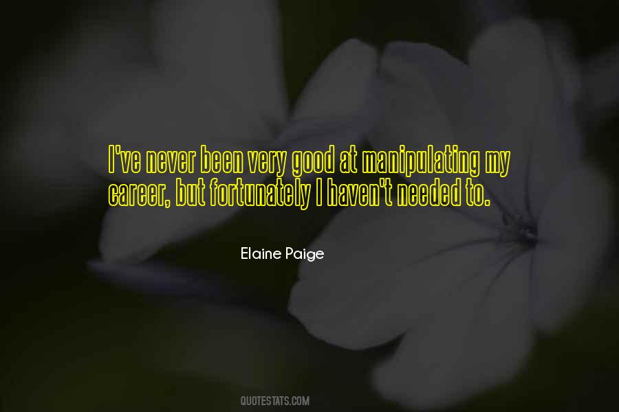 Elaine Paige Quotes #98825