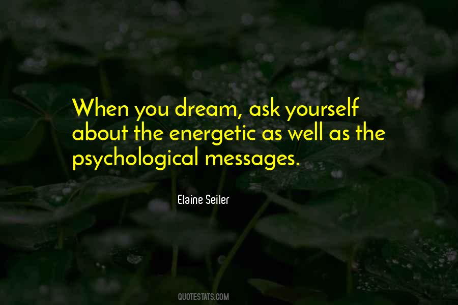 Elaine Seiler Quotes #176127