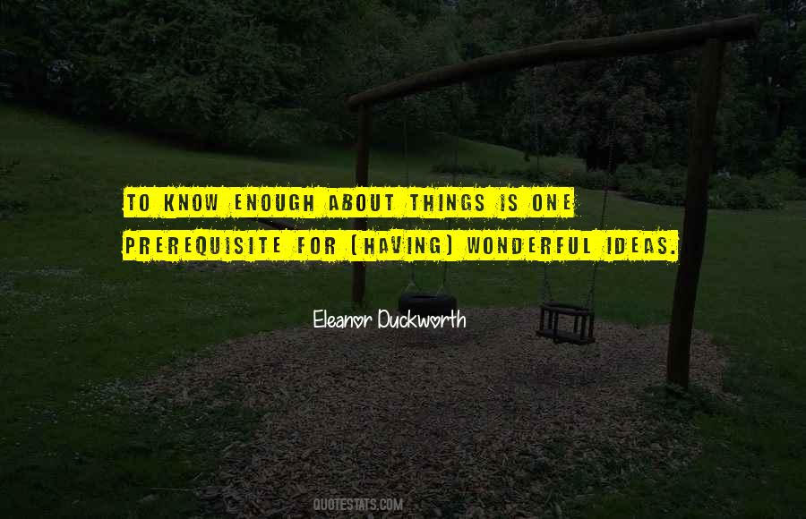 Eleanor Duckworth Quotes #1813918