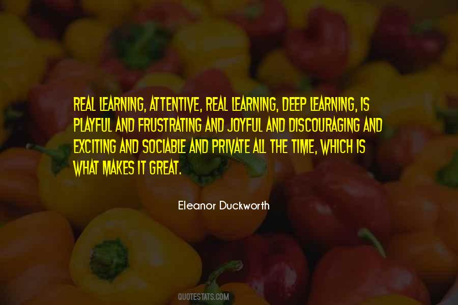 Eleanor Duckworth Quotes #417154